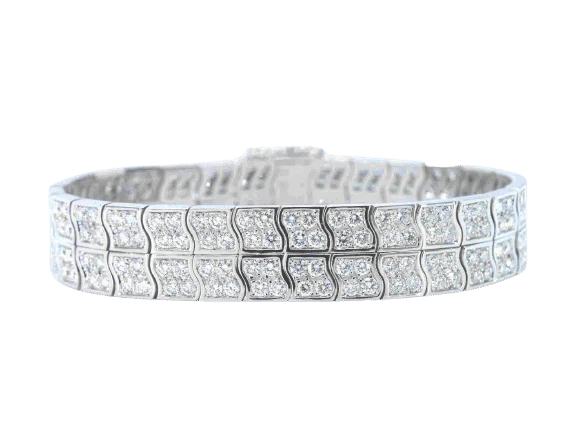 Bracelet Piaget - Bracelet en or 18 carats avec diamants taille brillant 10,06 ct 58 Facettes 3139