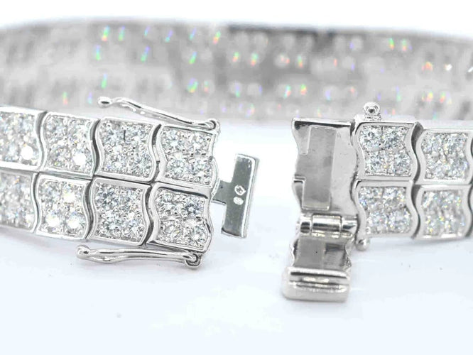 Bracelet Piaget - Bracelet en or 18 carats avec diamants taille brillant 10,06 ct 58 Facettes 3139