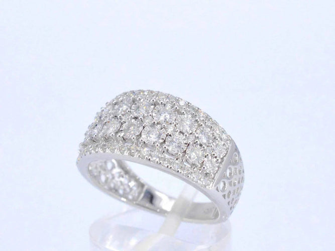 Bague 54 Bague en or blanc 14 carats avec diamant 1,00 ct 58 Facettes 2188