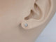 Boucles d'oreilles Boucles d’oreilles en or blanc 14 carats serties de diamants 58 Facettes 2268