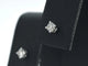 Boucles d'oreilles Boucles d’oreilles en or blanc 14 carats serties de diamants 58 Facettes 2268