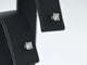 Boucles d'oreilles Boucles d’oreilles en or blanc 14 carats serties de diamants 58 Facettes 2270