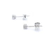 Boucles d'oreilles Boucles d’oreilles en or blanc 14 carats serties de diamants 58 Facettes 2270