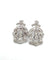Boucles d'oreilles Boucles d’oreilles couronne en platine et diamants taille Old Mine 58 Facettes