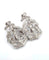 Boucles d'oreilles Boucles d’oreilles couronne en platine et diamants taille Old Mine 58 Facettes
