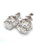 Boucles d'oreilles Boucles d’oreilles couronne en platine et diamants taille Old Mine 58 Facettes