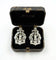 Boucles d'oreilles Boucles d’oreilles couronne en platine et diamants taille Old Mine 58 Facettes