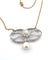 Pendentif Pendentif Art déco en platine et or avec diamants et perle 58 Facettes
