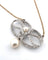 Pendentif Pendentif Art déco en platine et or avec diamants et perle 58 Facettes