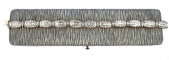 Bracelet Bracelet en or blanc et jaune 18 carats avec diamants 58 Facettes