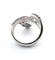 Bague 61 Bague en or blanc pavée de diamants 58 Facettes