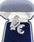 Bague 61 Bague en or blanc pavée de diamants 58 Facettes