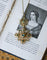 Pendentif Croix XVIIIe siècle - Pendentif en or jaune et émeraudes 58 Facettes