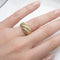 Bague 54 Bague en or jaune 750 pavée de diamants (1,70 ct) 58 Facettes 50379