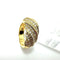 Bague 54 Bague en or jaune 750 pavée de diamants (1,70 ct) 58 Facettes 50379