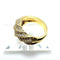 Bague 54 Bague en or jaune 750 pavée de diamants (1,70 ct) 58 Facettes 50379