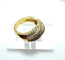 Bague 54 Bague en or jaune 750 pavée de diamants (1,70 ct) 58 Facettes 50379