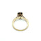 Bague 57 Bague rosette en or jaune 18 carats et diamants 58 Facettes 50390