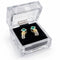 Boucles d'oreilles Boucles d'oreilles en or blanc et jaune, émeraudes et diamants 58 Facettes 50395