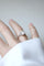 Bague 55 Solitaire - Bague en or blanc diamant baguette 58 Facettes