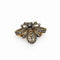 Broche Broche vintage en or jaune, argent et diamants 58 Facettes 50143