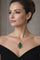 Pendentif Pendentif en or jaune avec émeraude colombienne cabochon 44,5 ct et diamants 58 Facettes 50015