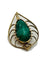 Pendentif Pendentif en or jaune avec émeraude colombienne cabochon 44,5 ct et diamants 58 Facettes 50015