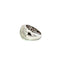 Bague 59 Bague ondulée en or blanc 18 carats avec diamants pavés et baguettes 58 Facettes 50299