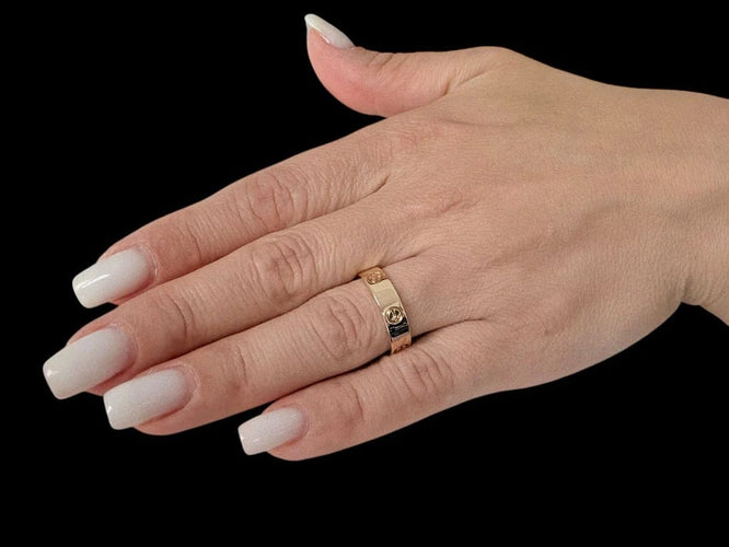 Bague 63 Cartier Love - Bague en or jaune 18 ct 58 Facettes