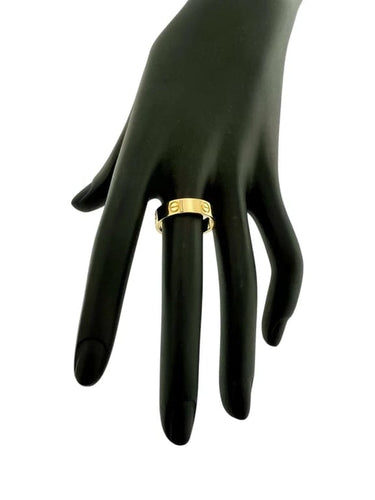 Bague 63 Cartier Love - Bague en or jaune 18 ct 58 Facettes