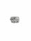 Bague 53 Bague ceinture en or blanc 18 carats et diamants naturels 58 Facettes