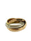 Bague 53 Cartier Trinity - Bague en ors jaune, blanc et rose 18k 58 Facettes