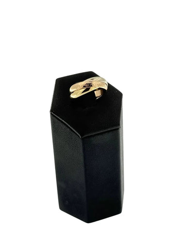 Bague 53 Cartier Trinity - Bague en ors jaune, blanc et rose 18k 58 Facettes