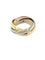 Bague 49 Cartier Trinity - Bague en or blanc, jaune et rose avec diamants 58 Facettes