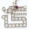 Pendentif Cartier Le Baiser du Dragon - Pendentif en or blanc 18 carats, diamants et rubis 58 Facettes