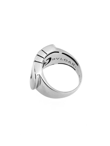 Bague 56.5 Bulgari Parentesi - Bague en or blanc 18 carats 58 Facettes