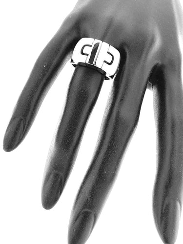 Bague 56.5 Bulgari Parentesi - Bague en or blanc 18 carats 58 Facettes