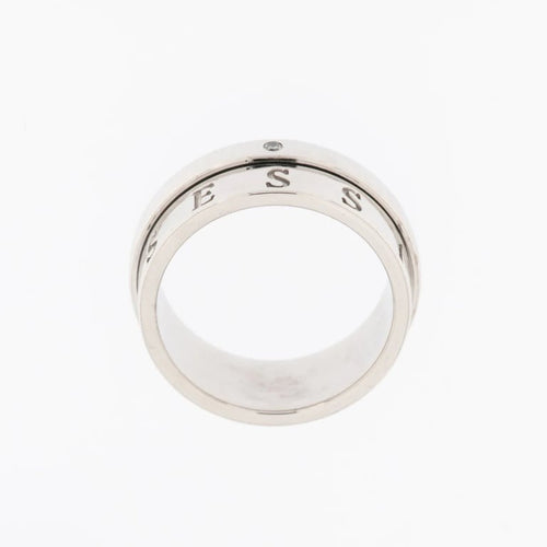 Bague 54.5 Piaget Possession - Bague anneau en or blanc 18 carats et diamant 58 Facettes