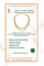 Collier UNOAERRE - Collier à franges rétro en or jaune 18 carats 58 Facettes