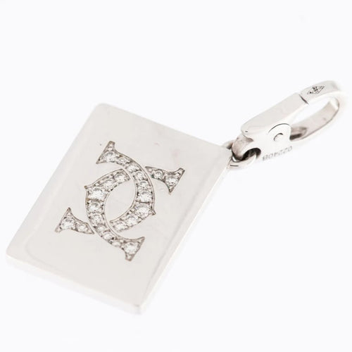 Pendentif Cartier - Pendentif Carte Joker en or 18 carats, diamants, onyx et rubis 58 Facettes