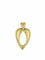 Pendentif Piaget - Pendentif cœur en or jaune 18 carats 58 Facettes