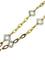 Collier Roberto Coin Clover Chic and Shine - Collier en or jaune et blanc 18 carats 58 Facettes