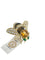 Broche René Kreiss - Broche en or jaune, citrine, diamants et émeraude 58 Facettes
