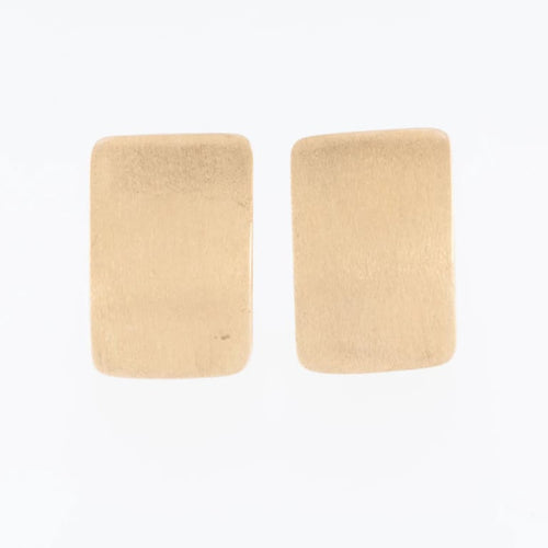 Boucles d'oreilles Artlinea - Boucles d’oreilles contemporaines en or jaune 18 carats 58 Facettes