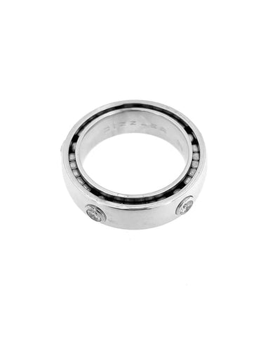 Bague 54.5 Carl F. Bucherer Dizzler - Bague en or blanc 18 carats et diamants 58 Facettes