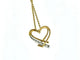 Collier Guy Laroche - Pendentif cœur avec chaîne en or jaune et blanc et diamants 58 Facettes