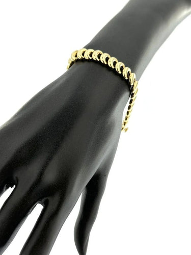 Bracelet Nanis - Bracelet souple en or jaune 18 carats 58 Facettes