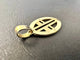 Pendentif Karisma - Pendentif croix moderne en or jaune 18 carats 58 Facettes