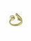 Bague 55 Malia Gioielli - Bague cocktail en or jaune 18 carats, diamants et perle 58 Facettes