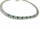 Collier Collier ras-de-cou en or blanc 18 carats avec diamants et émeraudes 58 Facettes
